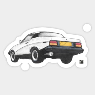 Geo3Doodles Triumph TR7 Doodle Sticker